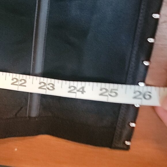 Black Forever Waist Trainer/Shaper/Corset w Black Floral Print - Picture 5 of 8